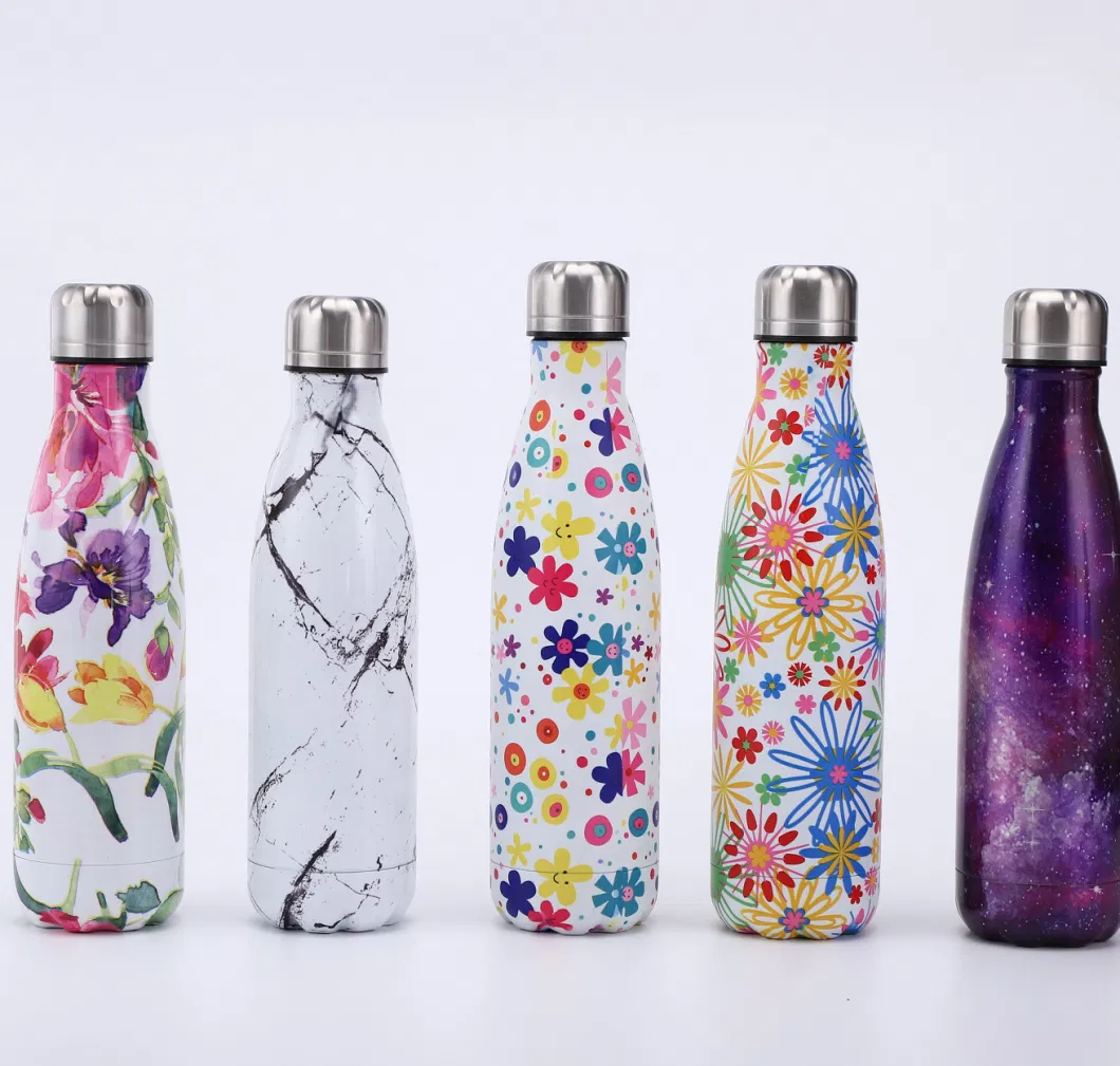 400ml Stainless Steel Custom Logo Sport Bottle Insulated Water Bottle Vacuum Flask with PP Lid