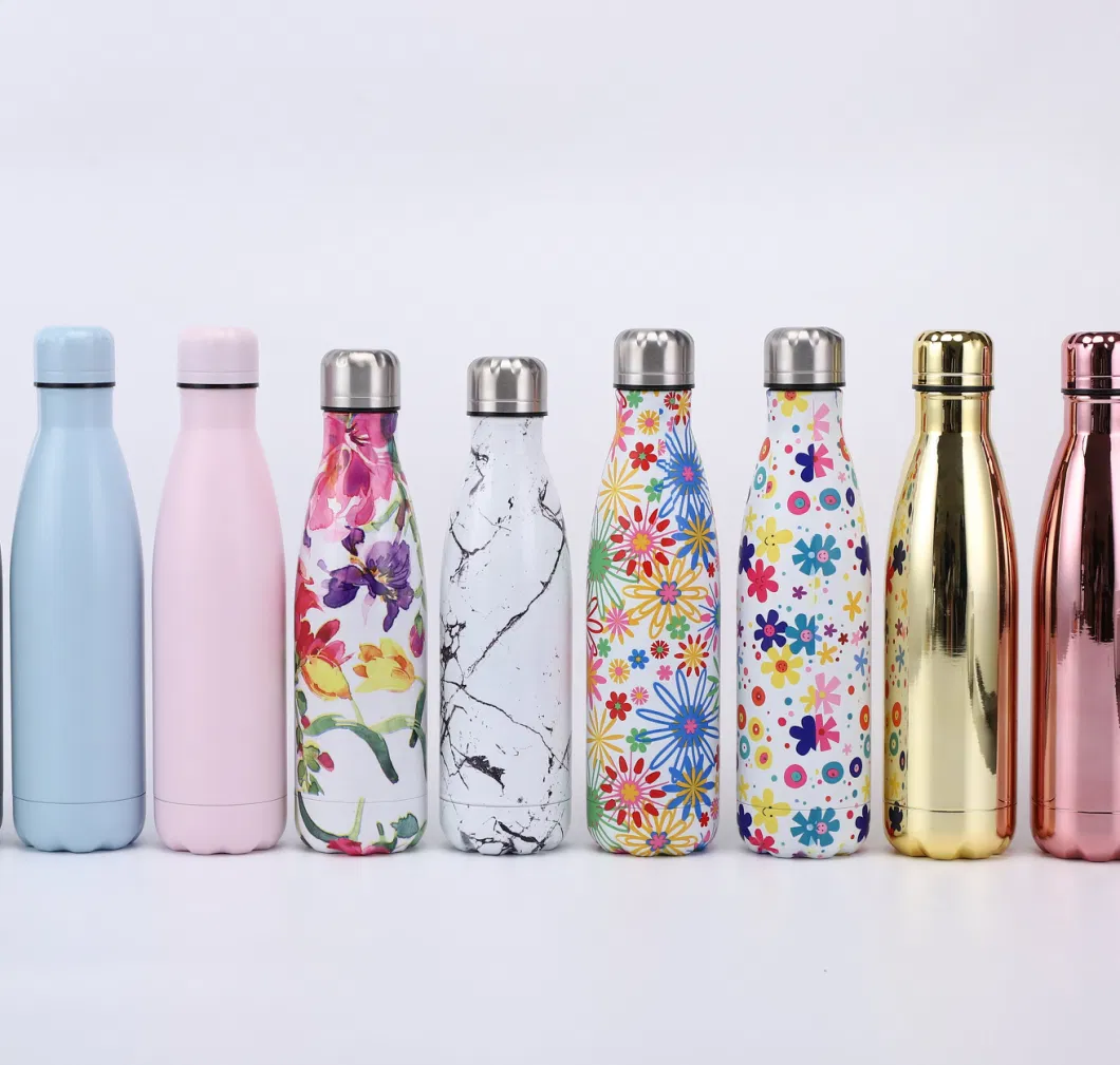 400ml Stainless Steel Custom Logo Sport Bottle Insulated Water Bottle Vacuum Flask with PP Lid